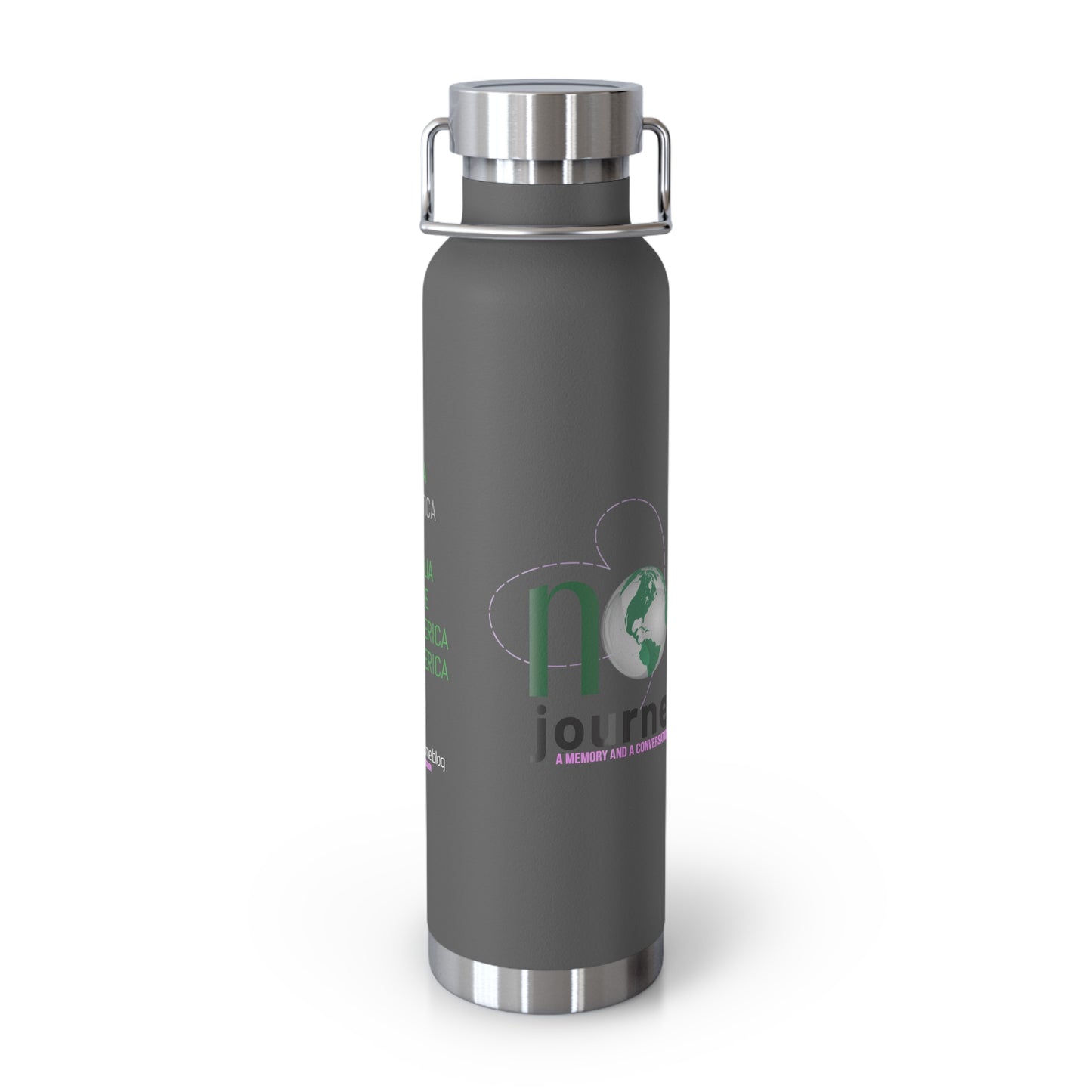 Logo - Copper Vacuum Insulated Bottle, 22oz