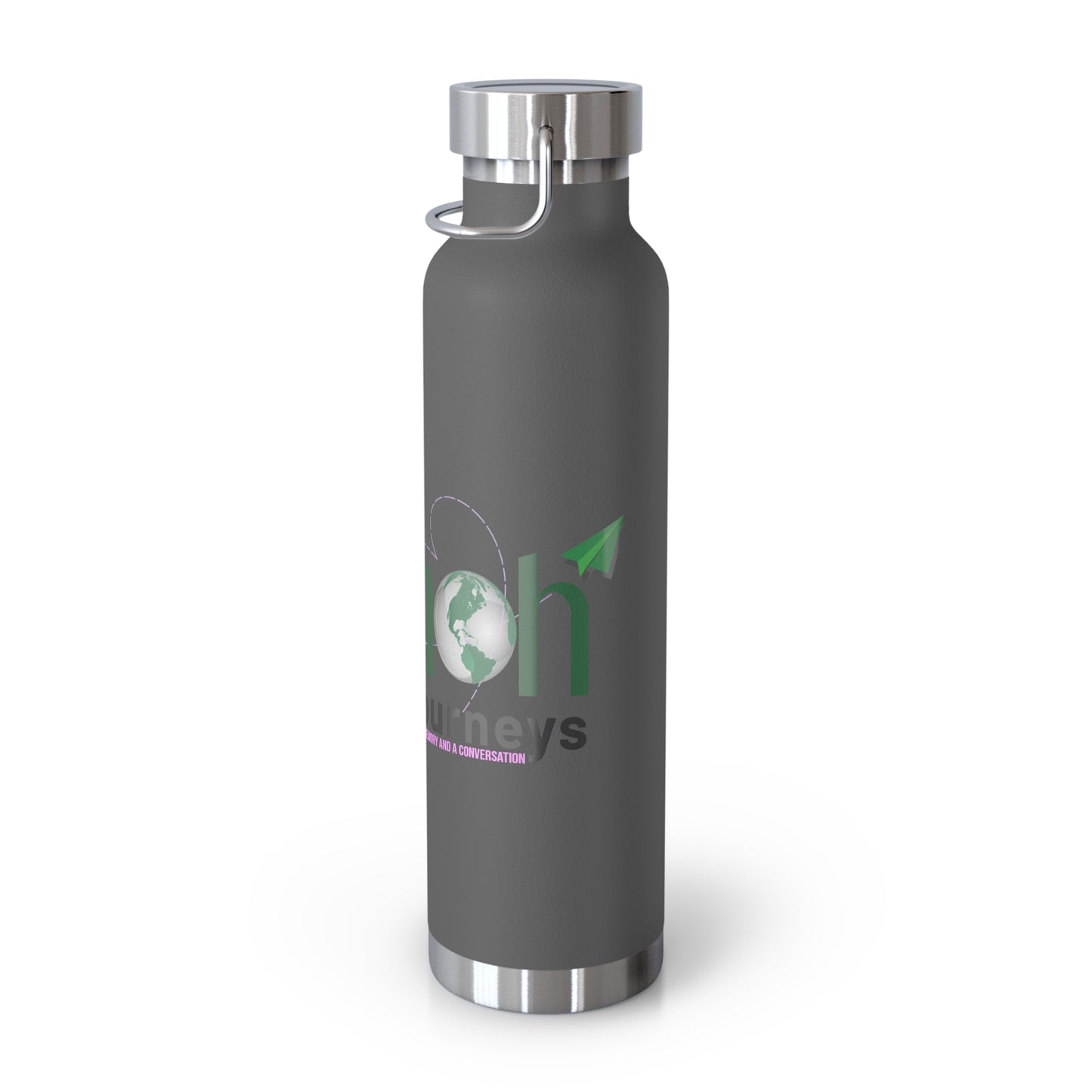 Logo - Copper Vacuum Insulated Bottle, 22oz