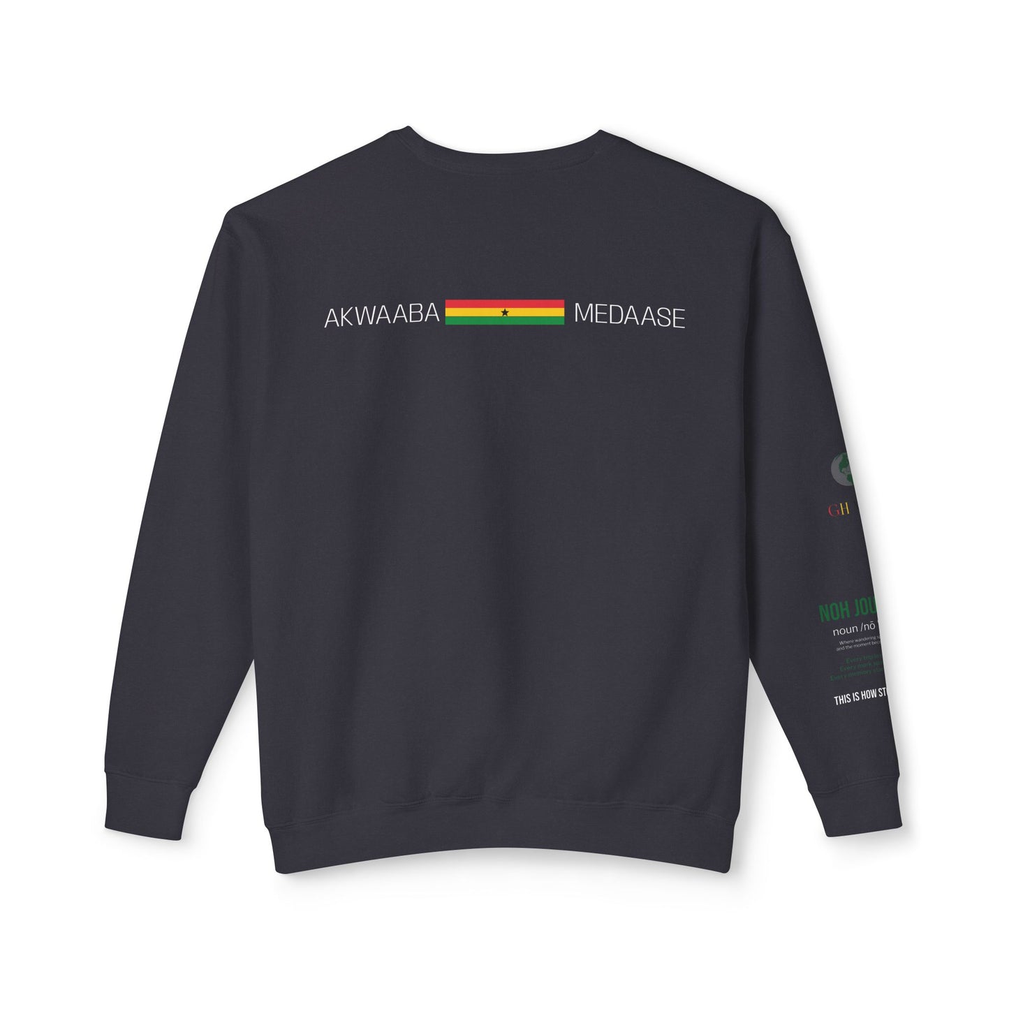 Africa Heritage Crewneck - Ghana Edition | NOH Journeys "Born in Me" Collection