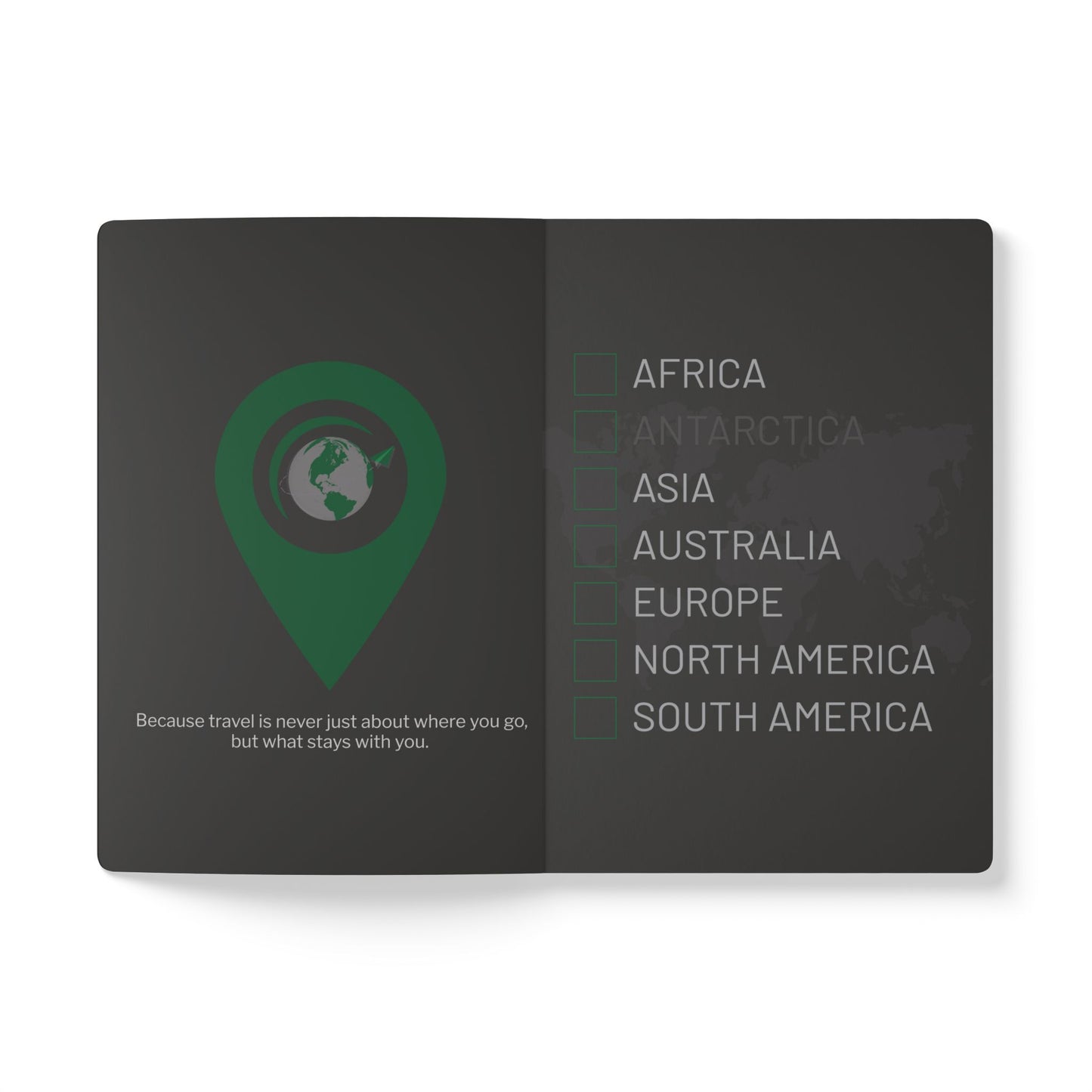 Memory Travel Journal - Softcover Notebook