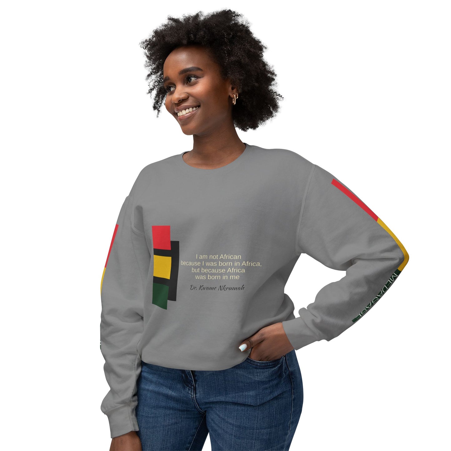 Africa Heritage Crewneck - Ghana Edition | NOH Journeys "Born in Me" Collection