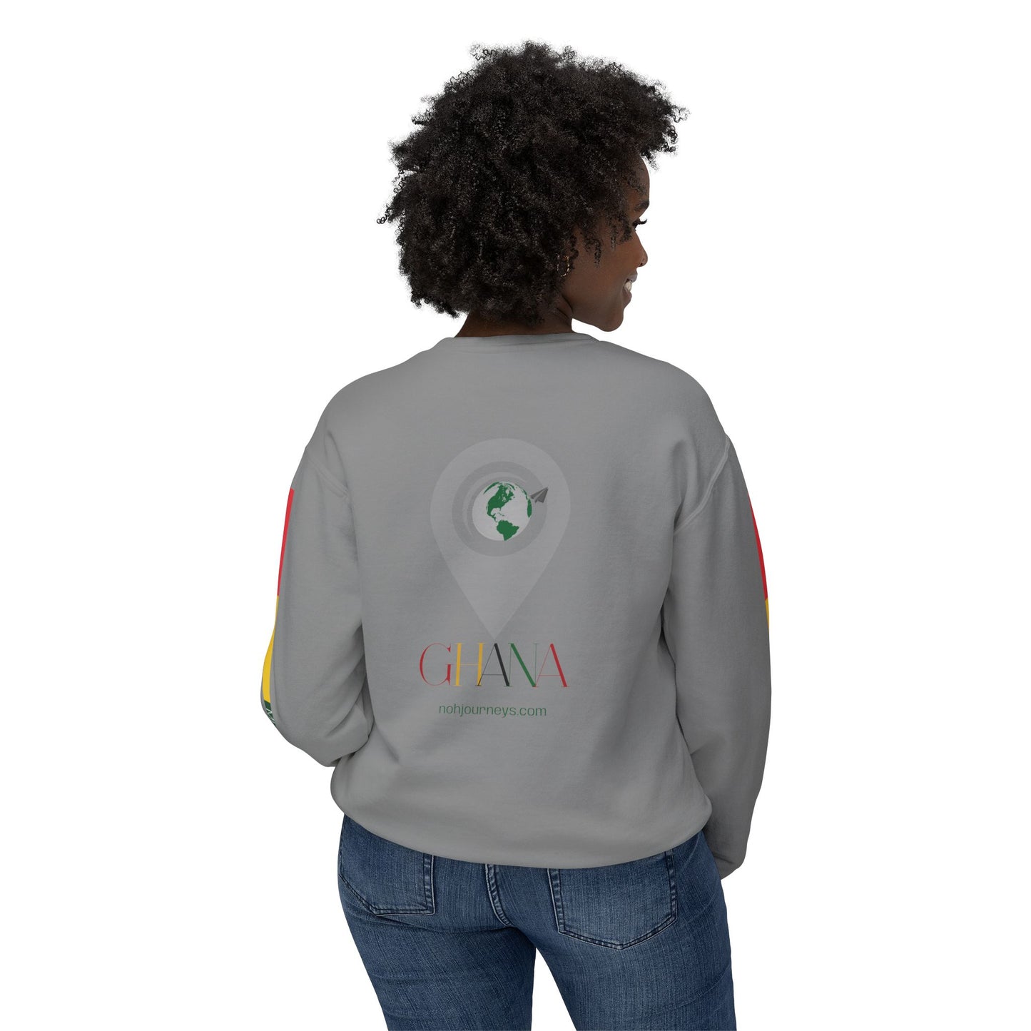 Africa Heritage Crewneck - Ghana Edition | NOH Journeys "Born in Me" Collection