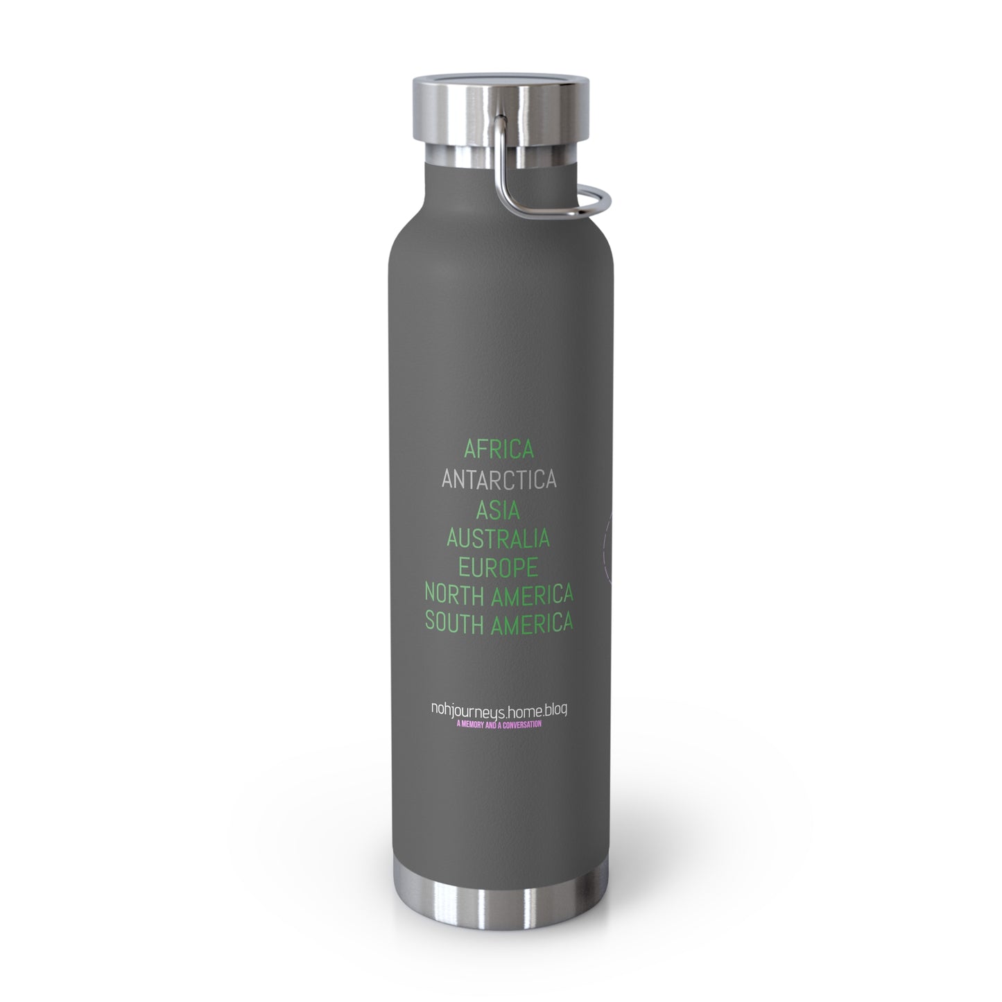 NOH Journeys - Copper Vacuum Insulated Bottle, 22oz