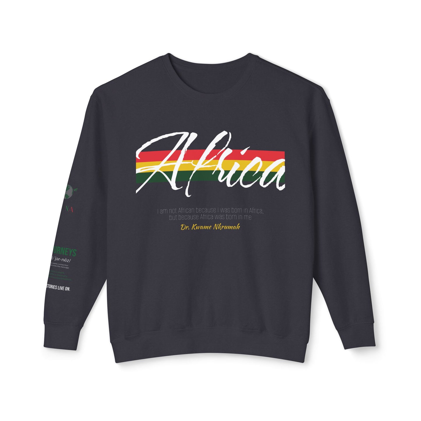 Africa Heritage Crewneck - Ghana Edition | NOH Journeys "Born in Me" Collection
