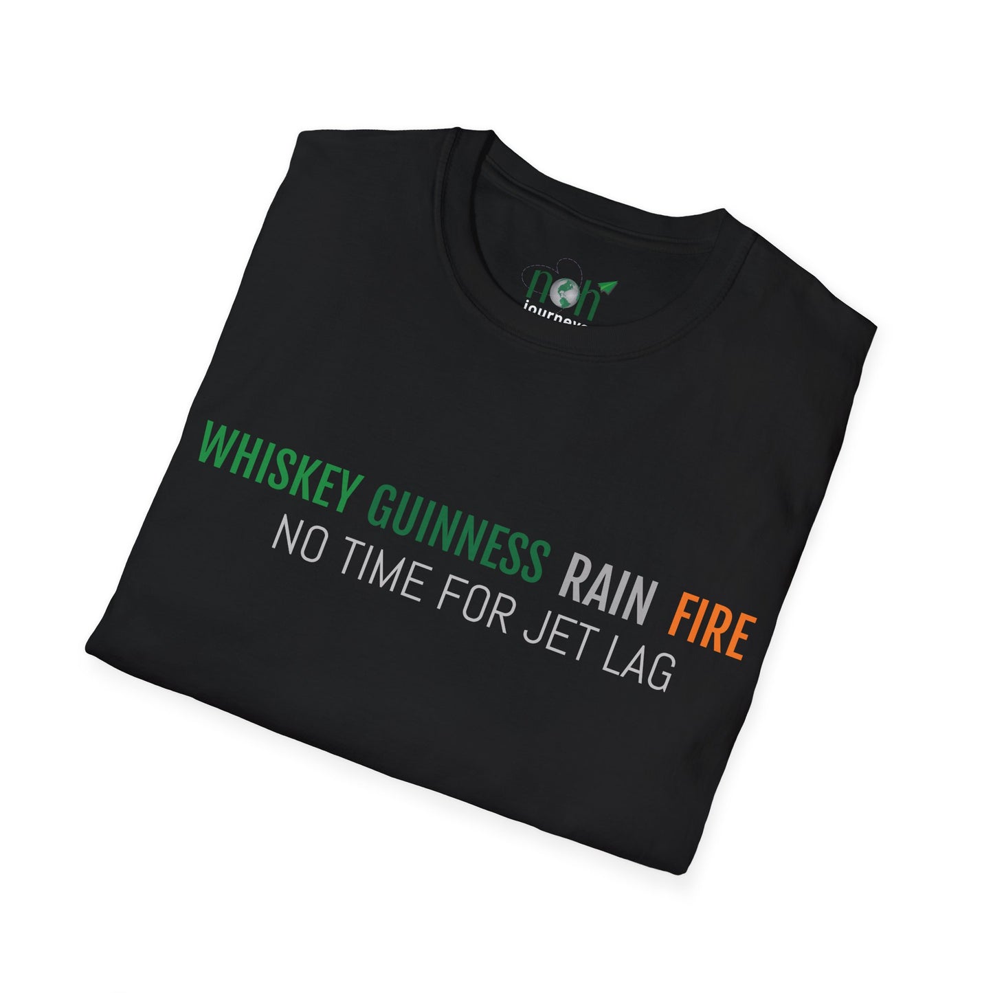 Whiskey, Guinness, Rain, Fire — Ireland Tee