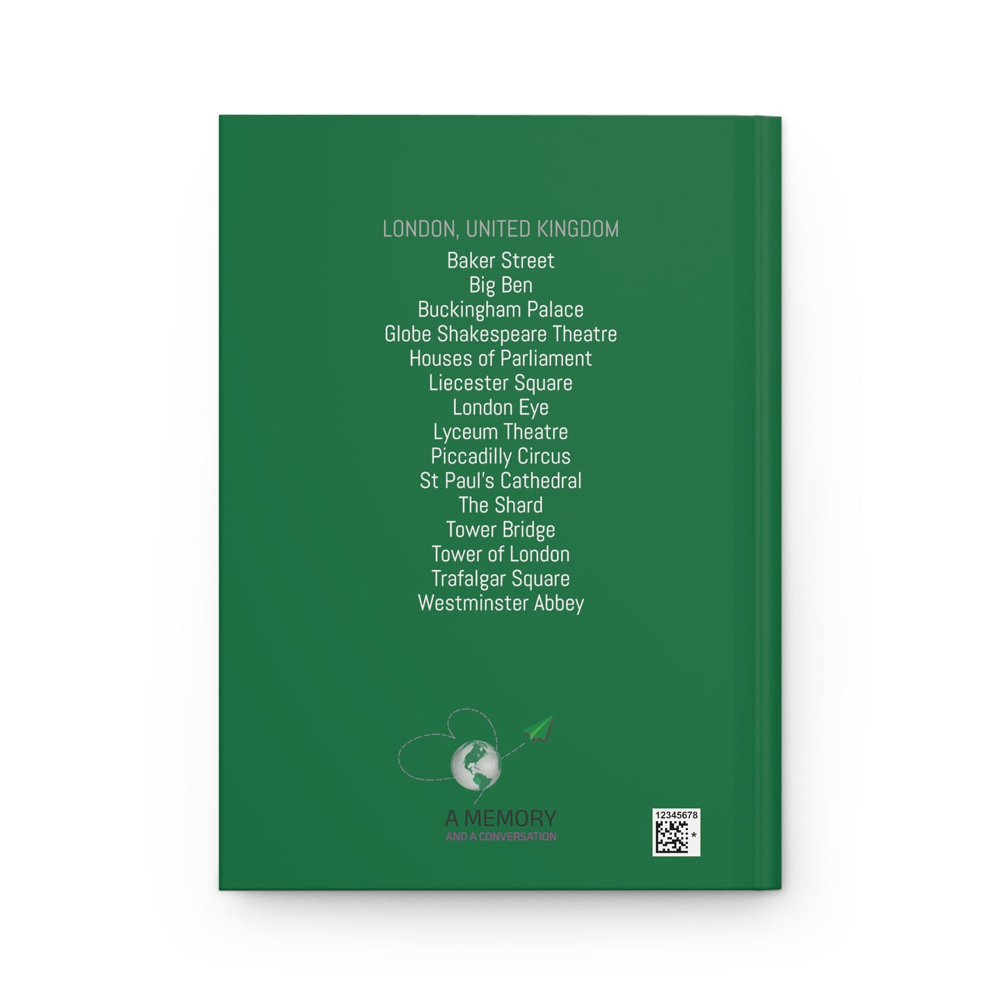Hardcover Journal - London