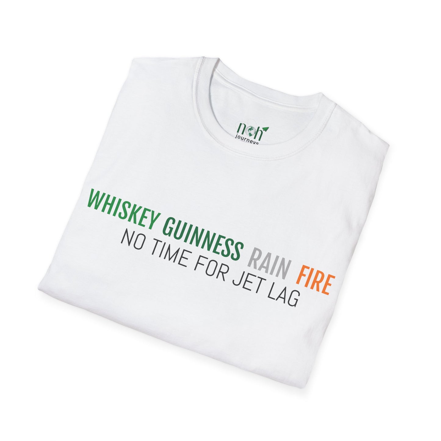 Whiskey, Guinness, Rain, Fire — Ireland Tee